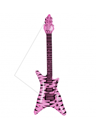 Kytara nafukovací 105cm - Rock Pink