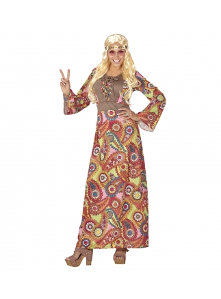 Kostým hipísačka šaty M