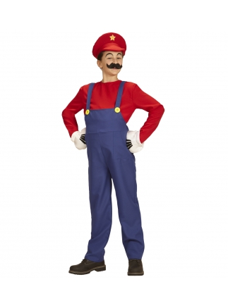 Kostým dětský Mario 128cm