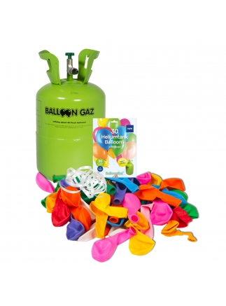 Hélium láhev 250l. + 30 balónků a stuha