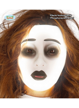 Maska PVC horror průhledná žena