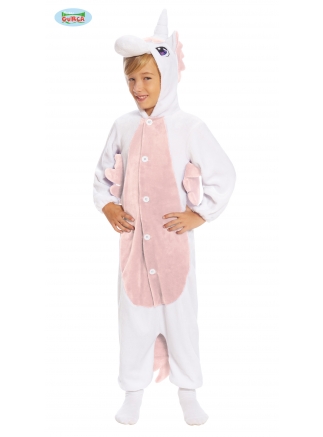 Kostým pyžamo Unicorn růžovobílý 10-12 let