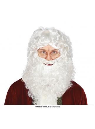 Paruka Santa Claus Guirca s vousy