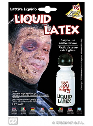 Latex tekutý v láhvi