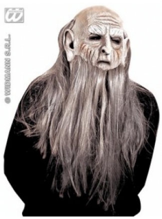 Merlin maska s vlasy-bradka