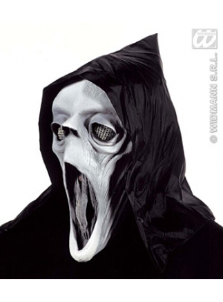 Maska latex Mozkomor svítící s černou kápí
