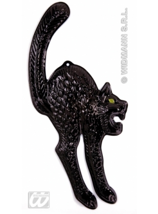 Dekorace halloween Kočka černá