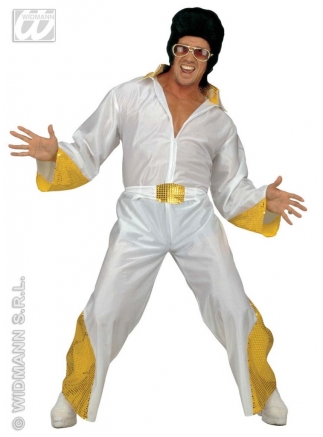 Kostým Elvis XL žlutý