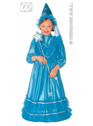Kostým Víla Fairy modrá 116cm