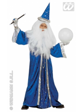 Kostým dětský Kouzelník modrý 158cm