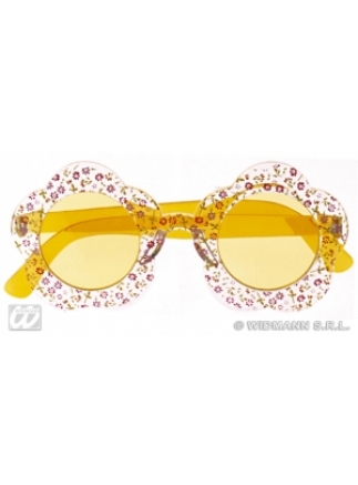 Brýle hipís žluté
