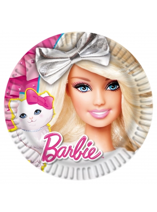 Talíře Barbie