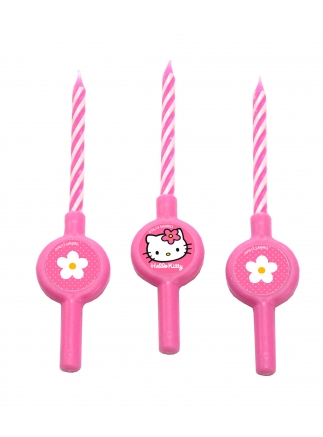 Svíčky Hello Kitty 11cm 3ks