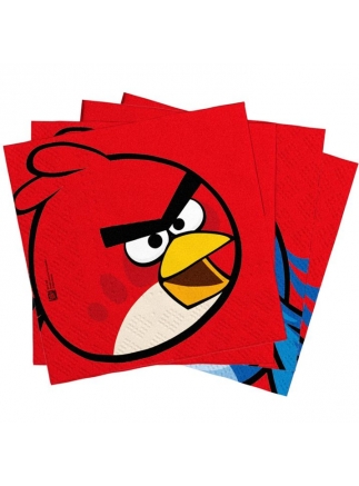 Ubrousky Angry Birds 33x33cm 15ks