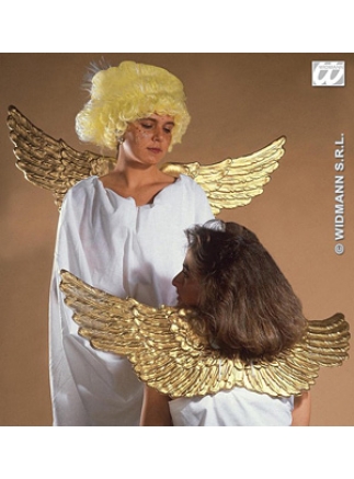 Křídla anděl plast zlatá
