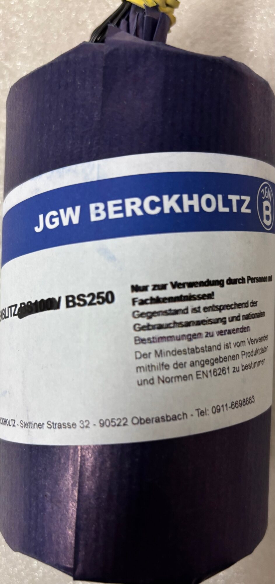 Bodenblitz JGWB 100g elektrický