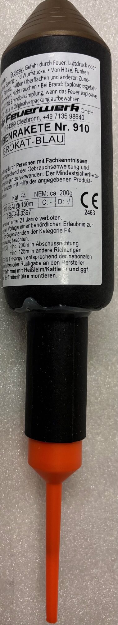 Raketa Zink 55mm Silberweide - violett