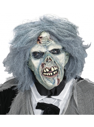 Maska s parukou Zombie