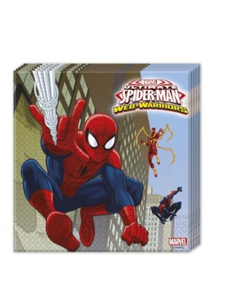 Ubrousky Spiderman Ultimate 33x33cm 20ks