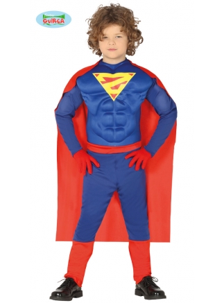 Kostým dětský Superman svaly 5-6 let