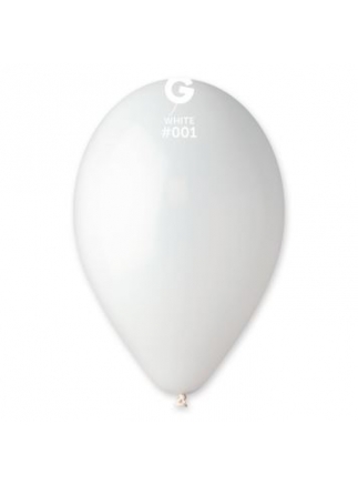 Balónky 26cm 100ks Bílé pastelové