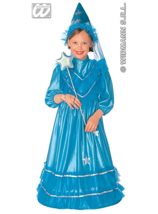 Kostým Víla Fairy modrá 110cm