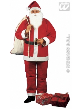 Kostým Santa Claus plst M/L