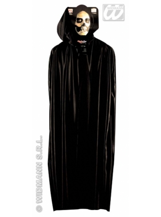 Plášť s kapucí 142cm černý
