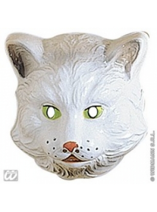 Maska dětská plast kočka