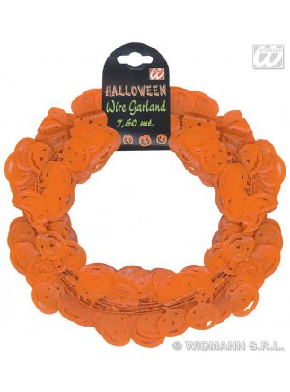 Girlanda Hallowen pvc 7,6m dýně