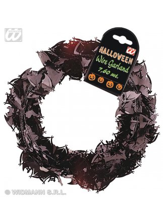 Girlanda Hallowen pvc 7,6m netopýři