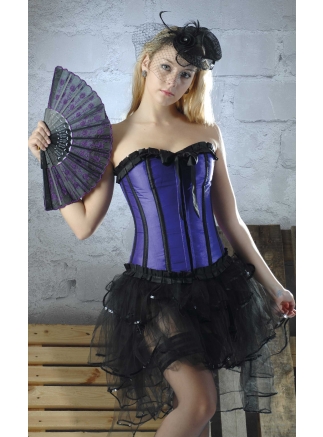 Korzet Gothic blue M