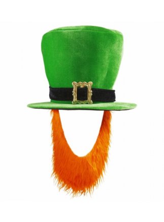 Klobouk s vousy St. Patrick