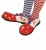 Ponožky Klaun dětské červené