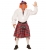 Skot sada baret s vlasy + kilt