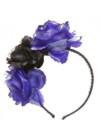 Čelenka Purple-Black Roses